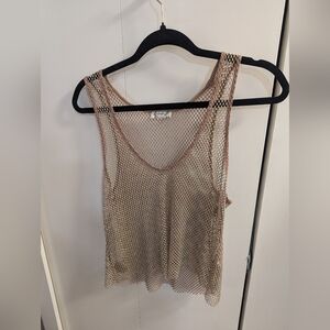 Free People Filter Finish Cami, in champagne/taupe